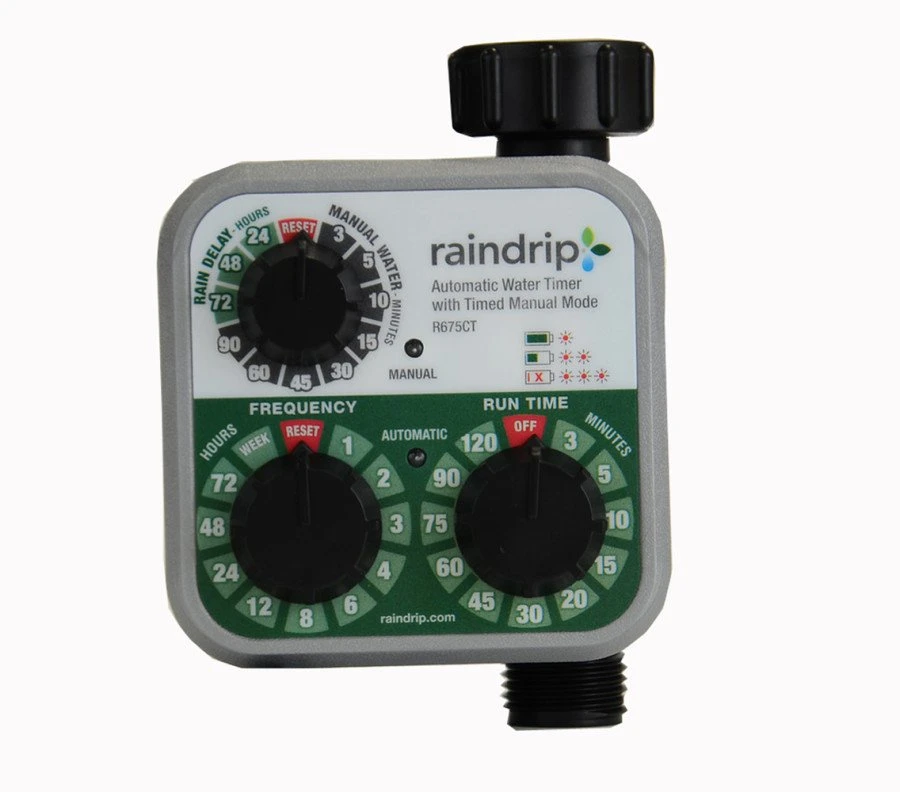 Raindrip Automatic Water Timer Analog 3 Dial Multi-color 1 Raindrip Automatic Water Timer Analog 3 Dial Multi-color