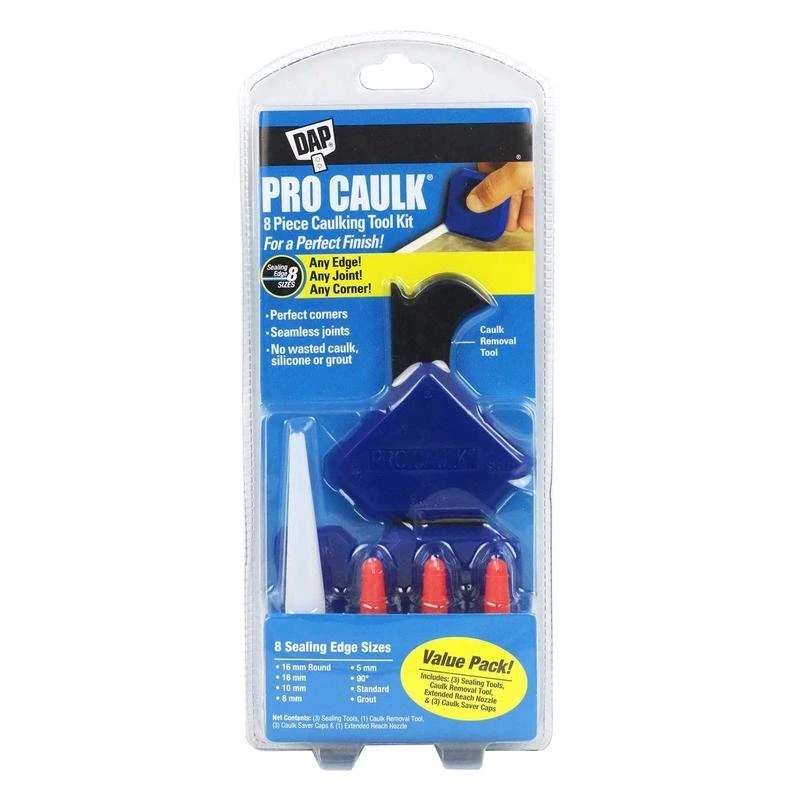 DAP Pro Caulk Black Professional Plastic Caulking Tool Kit 8 Pc 1 DAP Pro Caulk Black Professional Plastic Caulking Tool Kit 8 Pc