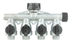 Gilmour Medium Duty Full Flow Metal Quad Shut-Off Valve