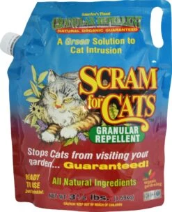 Enviro Scram For Cats Granular Repellent Quarter Pallet Display 3.5 Lb