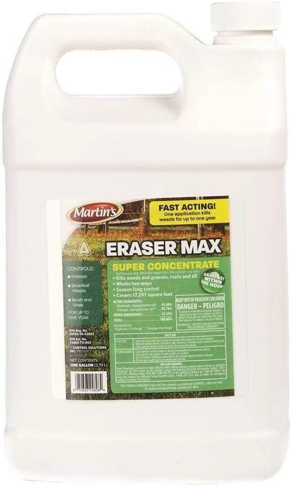 Martin's Eraser Max Super Concentrate Herbicide - 1 Gallon 1 Martin's Eraser Max Super Concentrate Herbicide - 1 Gallon