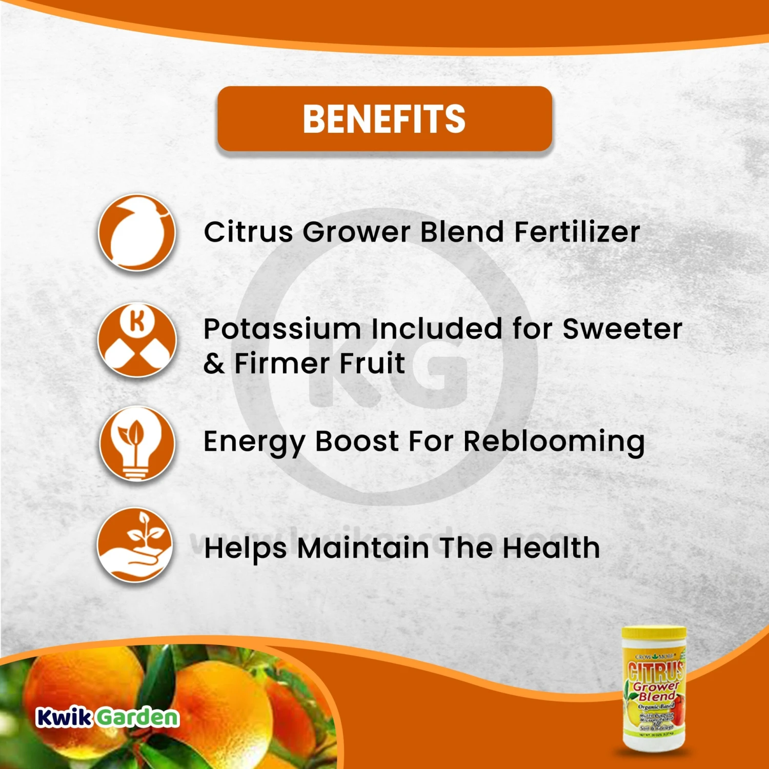Grow More Citrus Grower Blend Fertilizer 1.7-0-0 20oz 3 Grow More Citrus Grower Blend Fertilizer 1.7-0-0 20oz - Image 3