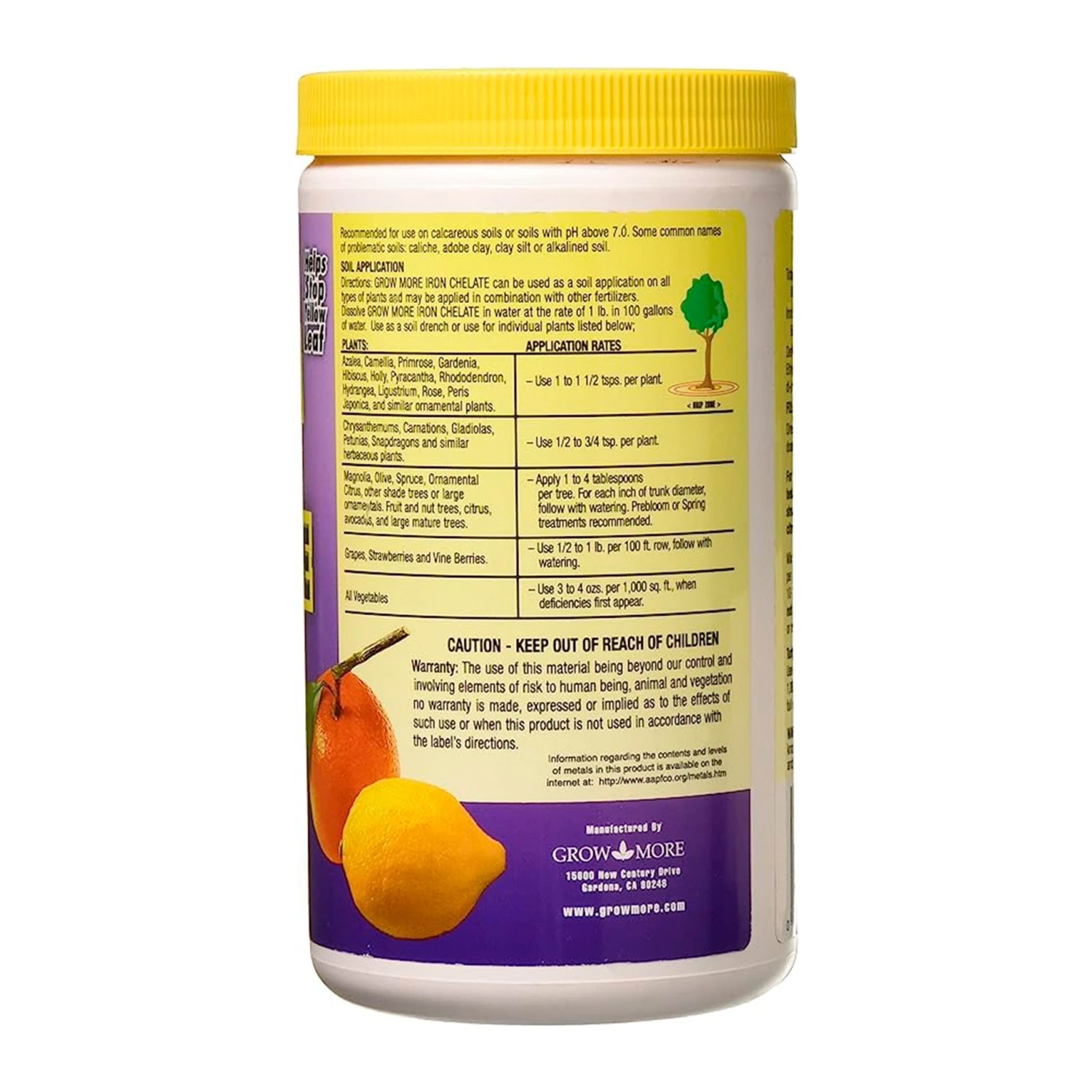 Grow More EDDHA Iron Chelate 6.0% 1lb 2 Grow More EDDHA Iron Chelate 6.0% 1lb - Image 2