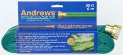 Andrews Two Tube Sprinkler Hose Green, 30 Ft