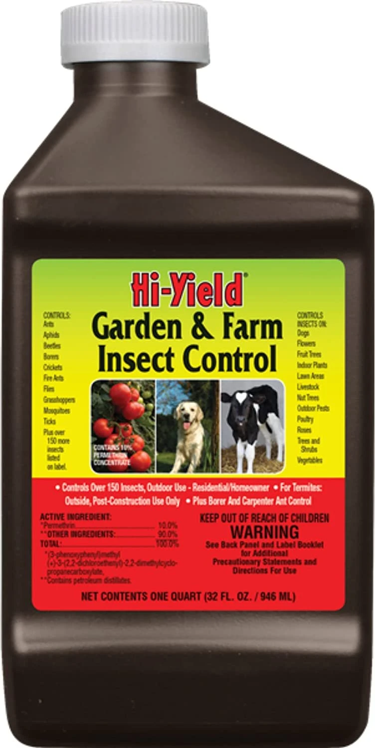 Hi-Yield Garden & Farm Insect Control Liquid 32 Oz 1 Hi-Yield Garden & Farm Insect Control Liquid 32 Oz