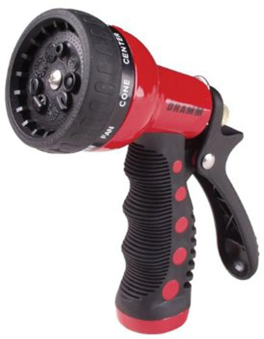 Dramm Touch 'n Flow Revolver™ 9-pattern Spray Gun Red 1 Dramm Touch 'n Flow Revolver™ 9-pattern Spray Gun Red