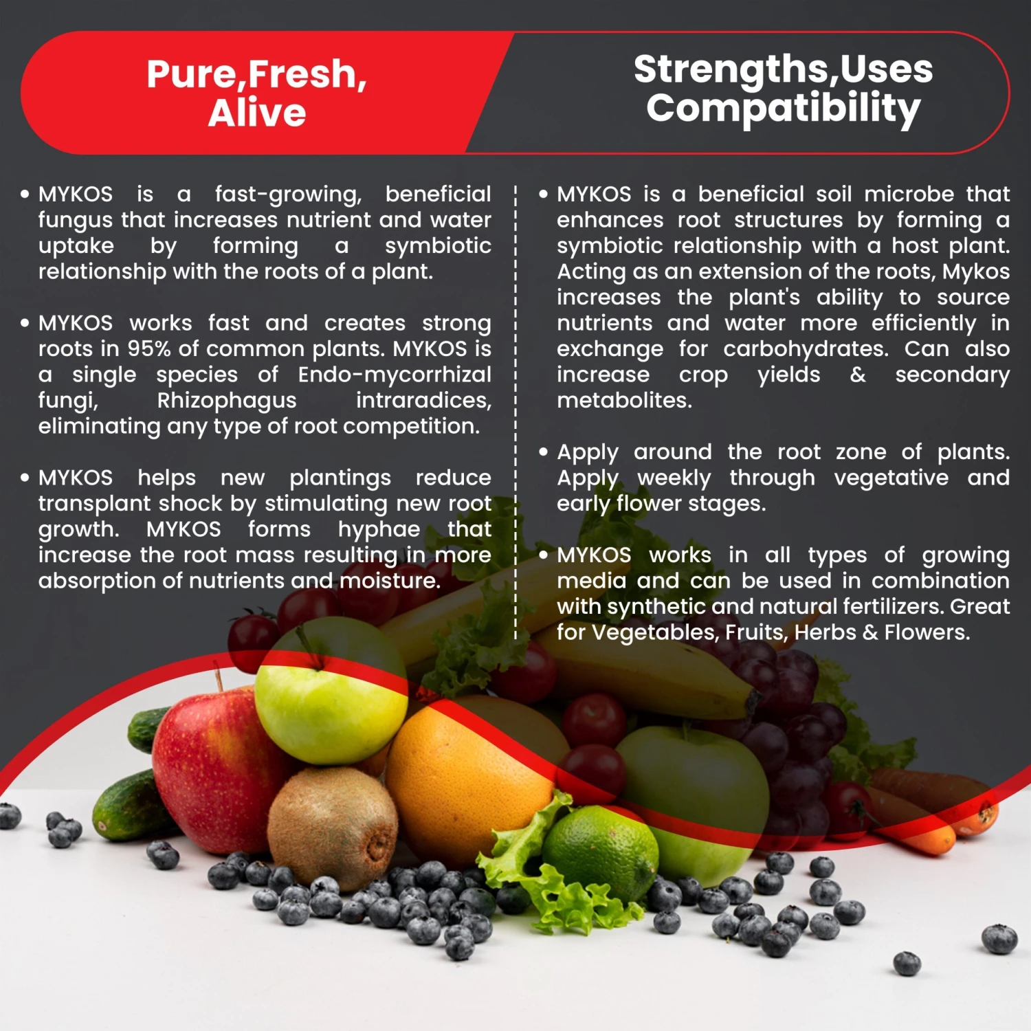 Xtreme Gardening Mykos Pure, Fresh, Alive 1lb 2 Xtreme Gardening Mykos Pure, Fresh, Alive 1lb - Image 2