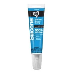 DAP Clear Silicone Door/Siding/ Window Sealant 2.8 Oz