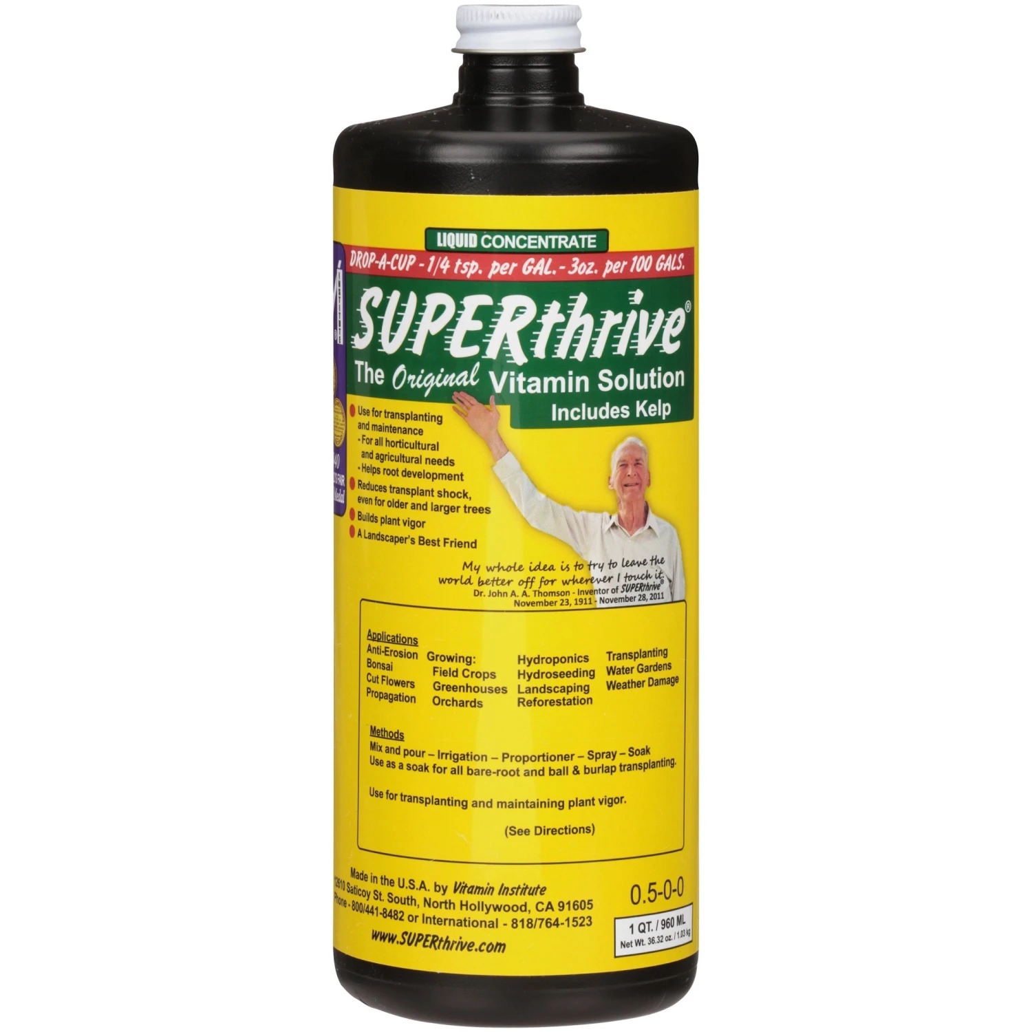 Superthrive The Original Vitamin Solution Liquid 32Oz 1 Superthrive The Original Vitamin Solution Liquid 32Oz
