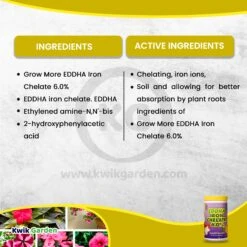 Grow More EDDHA Iron Chelate 6.0% 1lb 12 Grow More EDDHA Iron Chelate 6.0% 1lb -Corona Mix Shop medium 42356fb3 850c 4642 b60d 79e989e191c0