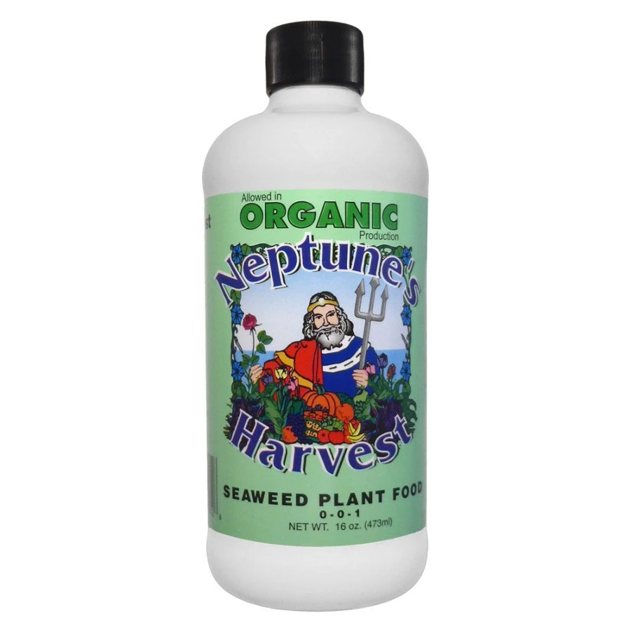 Neptune's Harvest Liquid Seaweed Plant Food Organic 0-0-1 ,16oz 1 Neptune's Harvest Liquid Seaweed Plant Food Organic 0-0-1 ,16oz