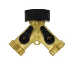 Gilmour Pro Brass Dual Shut-Off Valve