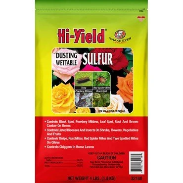 Hi-Yield Dusting Wettable Sulfur - 4lb 1 Hi-Yield Dusting Wettable Sulfur - 4lb