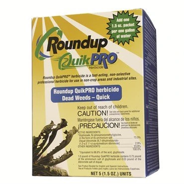 Roundup QuikPRO Herbicide - 5 X 1.5oz Pack 1 Roundup QuikPRO Herbicide - 5 X 1.5oz Pack