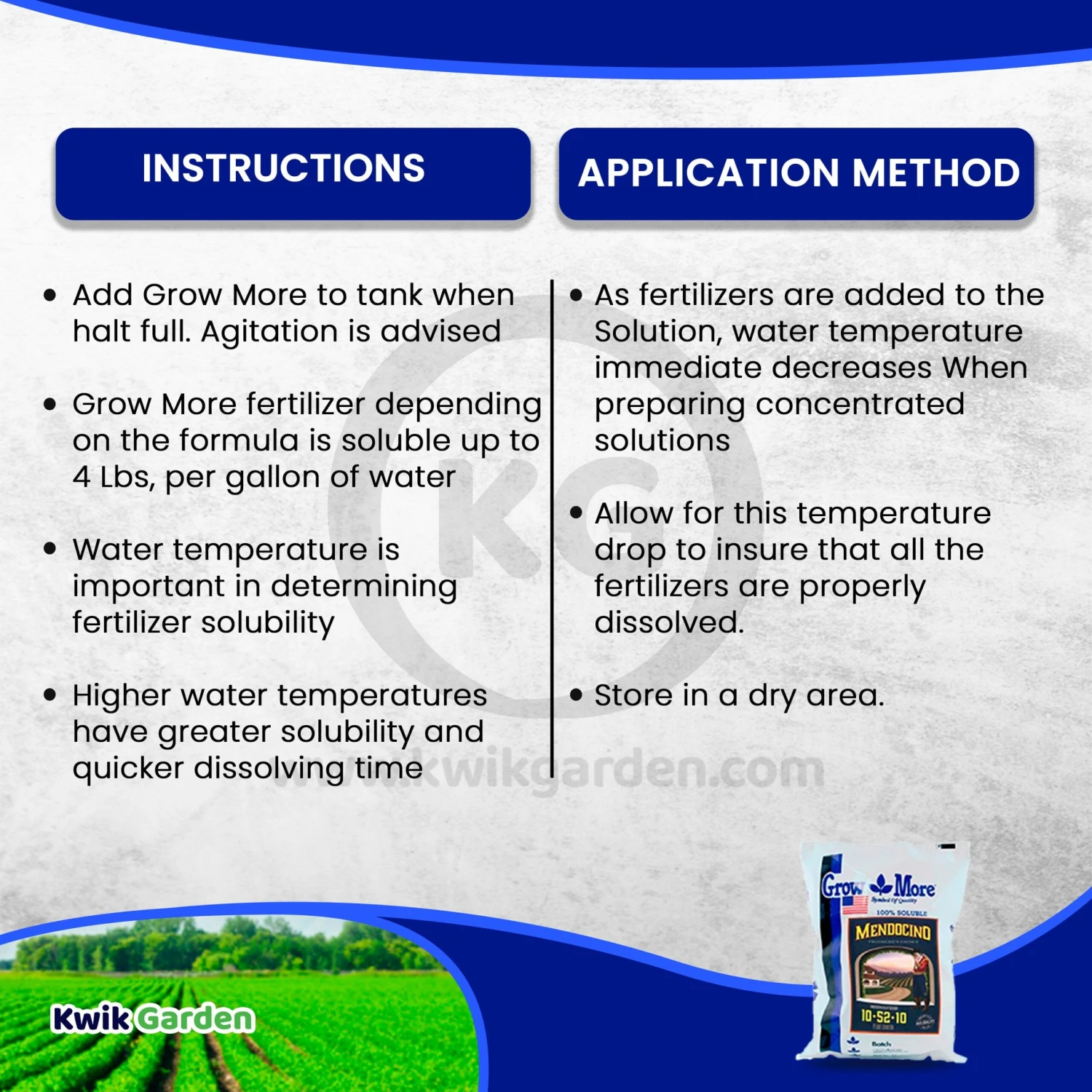 Grow More High Bloom Soluble Fertilizer Concentrate 10-52-10 25Lb 5 Grow More High Bloom Soluble Fertilizer Concentrate 10-52-10 25Lb - Image 5