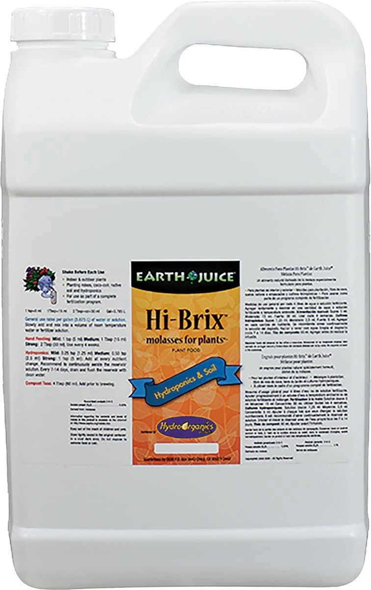 Earth Juice Hi-Brix Molasses Plant Food 0-0-3 2.5gal 1 Earth Juice Hi-Brix Molasses Plant Food 0-0-3 2.5gal