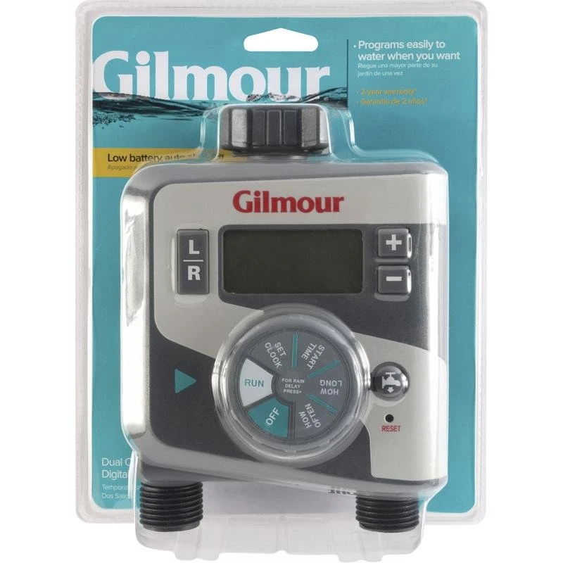 Gilmour Electronic Dual Outlet Watering Timer 1 Gilmour Electronic Dual Outlet Watering Timer