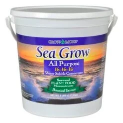 Grow More Sea Grow All Purpose Plant Food Water Soluble 16-16-16 ,25 Lb