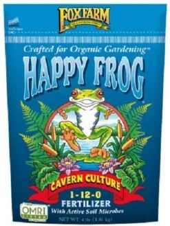 Foxfarm OMRI Happy Frog Cavern Culture Fertilizer 1-12-0 4 Lb. Bag