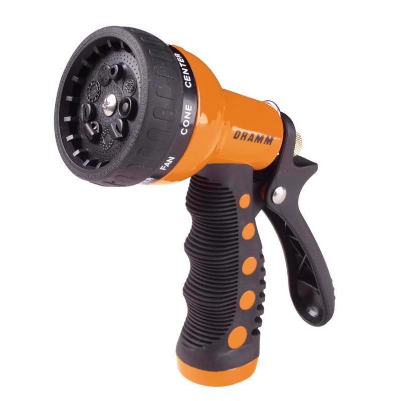 Dramm Touch 'N Flow 9 Pattern Adjustable Metal Gun Nozzle 1 Dramm Touch 'N Flow 9 Pattern Adjustable Metal Gun Nozzle