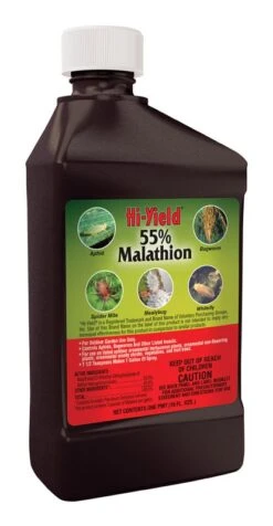 Hi-Yield 55% Malathion Spray Insect Killer Liquid Concentrate 16 Oz