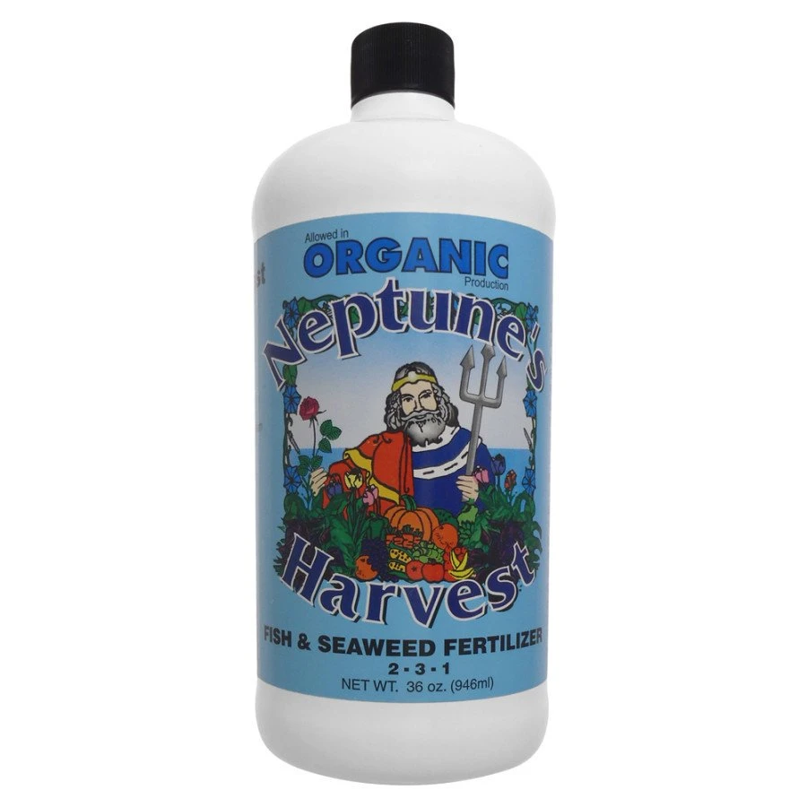 Neptune's Harvest Fish & Seaweed Blend Fertilizer Organic 2-3-1 36oz 1 Neptune's Harvest Fish & Seaweed Blend Fertilizer Organic 2-3-1 36oz