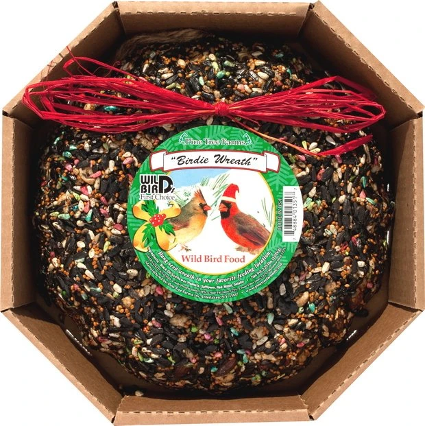 Pine Tree Birdie Wreath Holiday 2.25 Lbs 1 Pine Tree Birdie Wreath Holiday 2.25 Lbs