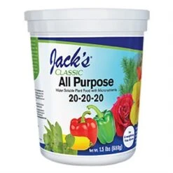 Jack's Classic All Purpose Water Soluble Plant Food20-20-20, 1.5lb