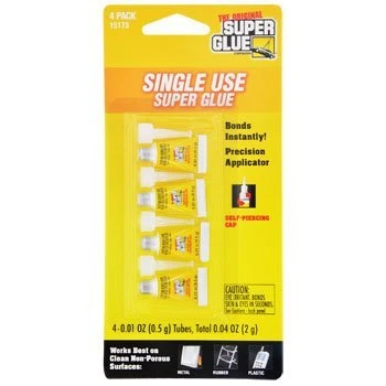 Super Glue Single-use Minis,4 Pack 1 Super Glue Single-use Minis,4 Pack