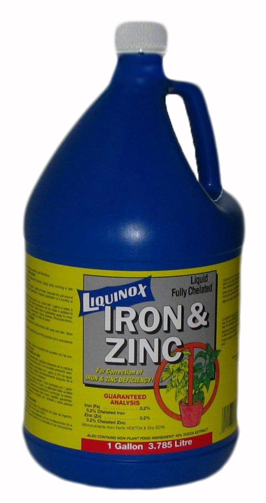 Liquinox Iron & Zinc Liquid 1 Gallon 1 Liquinox Iron & Zinc Liquid 1 Gallon
