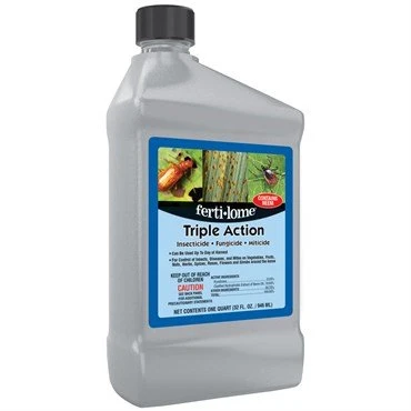 Fertilome Triple Action Disease & Mite Control Liquid Concentrate 32 Oz 1 Fertilome Triple Action Disease & Mite Control Liquid Concentrate 32 Oz