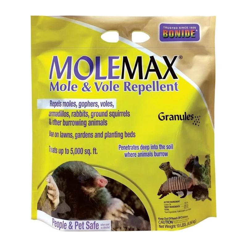 Bonide MoleMax Animal Repellent Granules For Moles And Voles 10 Lb 1 Bonide MoleMax Animal Repellent Granules For Moles And Voles 10 Lb