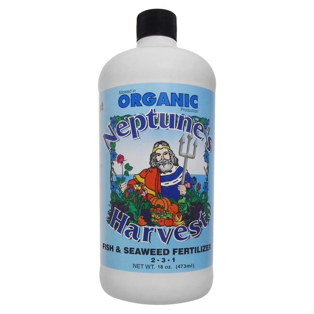 Neptune's Harvest Fish & Seaweed Blend Fertilizer Organic 2-3-1 18oz 1 Neptune's Harvest Fish & Seaweed Blend Fertilizer Organic 2-3-1 18oz