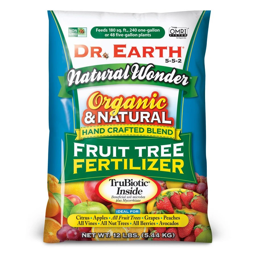 Dr. Earth Natural Wonder Premium Fruit Tree Fertilizer 12 Lb 1 Dr. Earth Natural Wonder Premium Fruit Tree Fertilizer 12 Lb