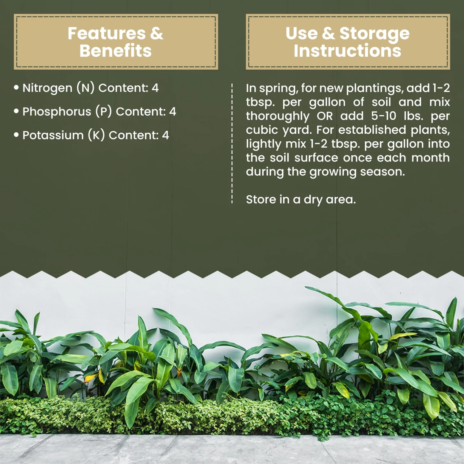 Down To Earth Vegetable Garden Natural Fertilizer 4-4-4, 5Lb 3 Down To Earth Vegetable Garden Natural Fertilizer 4-4-4, 5Lb - Image 3