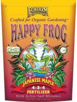 Foxfarm OMRI Happy Frog Japanese Maple Fertilizer 4-3-4 4lb