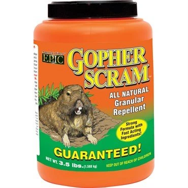 Enviro Protection Gopher Scram Granular Repellent - 3.5lb Shaker Bottle 1 Enviro Protection Gopher Scram Granular Repellent - 3.5lb Shaker Bottle