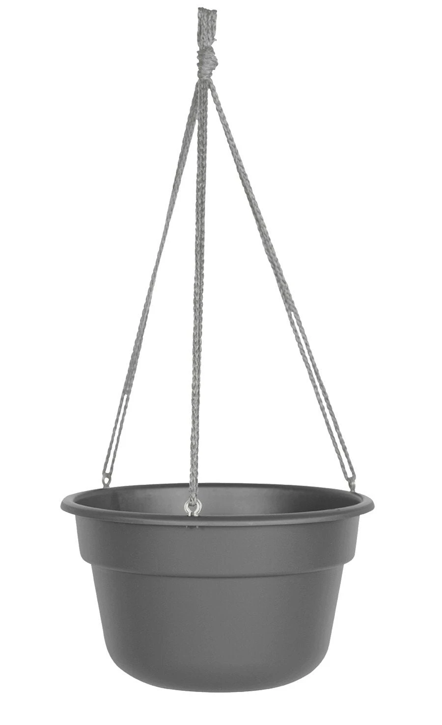 Bloem Dura Cotta Hanging Basket Planter Charcoal 12 In 1 Bloem Dura Cotta Hanging Basket Planter Charcoal 12 In