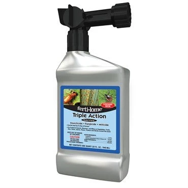 Fertilome Triple Action RTS - Ready-to-Use - Hose-End Sprayer - Contains Neem Oil - 32oz 1 Fertilome Triple Action RTS - Ready-to-Use - Hose-End Sprayer - Contains Neem Oil - 32oz