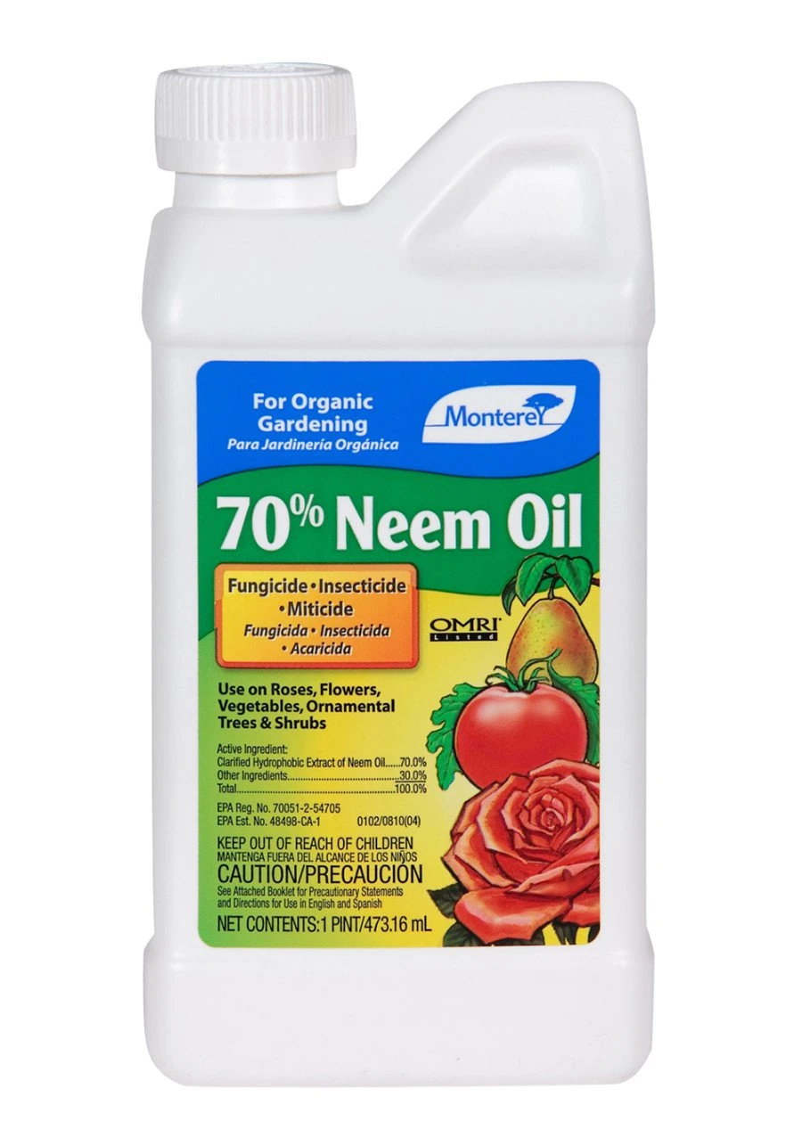 Monterey 70% Neem Oil Fungicide Insecticide Miticide Concentrate Organic 16 Fl Oz 1 Monterey 70% Neem Oil Fungicide Insecticide Miticide Concentrate Organic 16 Fl Oz