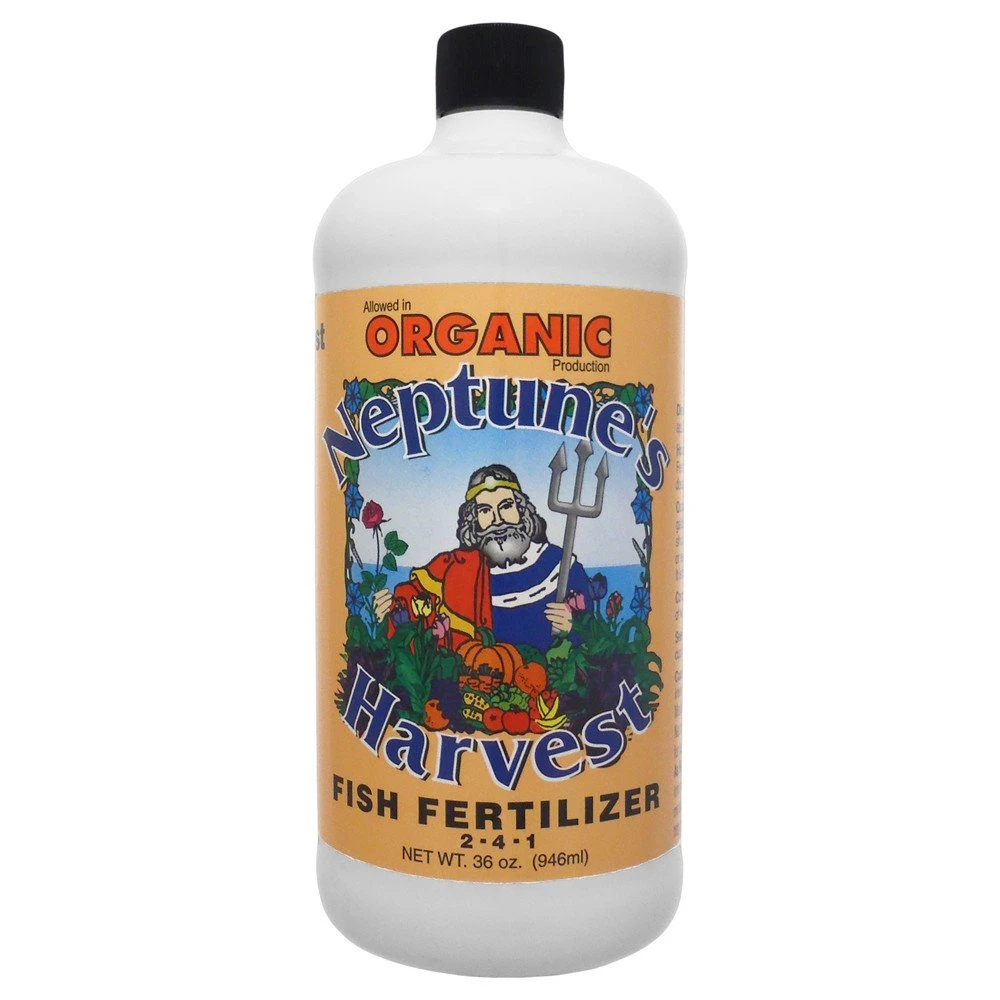 Neptune's Harvest Hydrolyzed Fish Fertilizer Organic 2-4-1 36oz 1 Neptune's Harvest Hydrolyzed Fish Fertilizer Organic 2-4-1 36oz