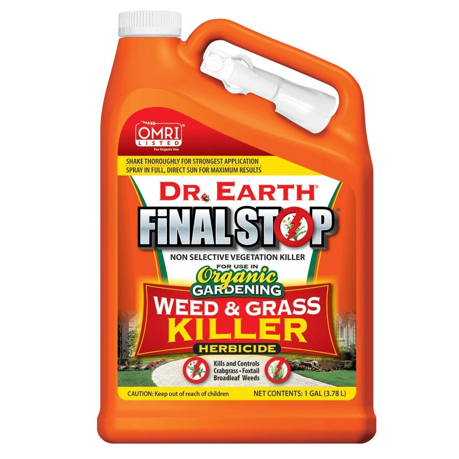 Dr. Earth Final Stop Weed & Grass Killer Spray Herbicide 1 Gal 1 Dr. Earth Final Stop Weed & Grass Killer Spray Herbicide 1 Gal