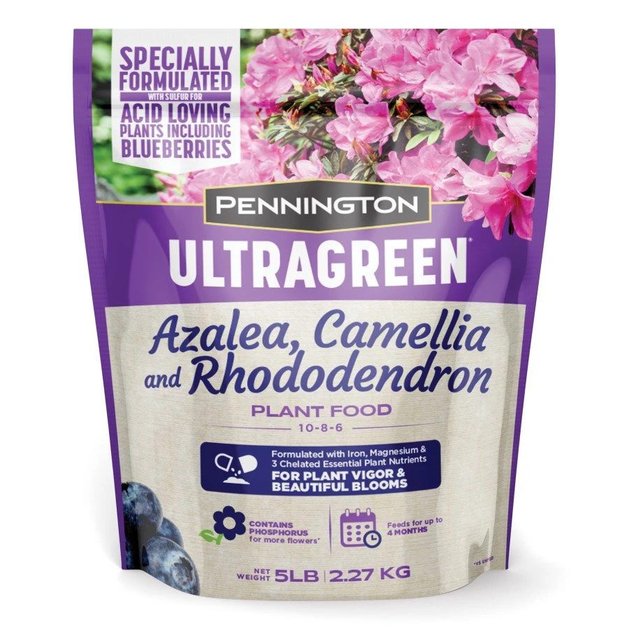 Pennington Ultragreen Azalea, Camellia & Rhododendron Fertilizer 5Lb 1 Pennington Ultragreen Azalea, Camellia & Rhododendron Fertilizer 5Lb