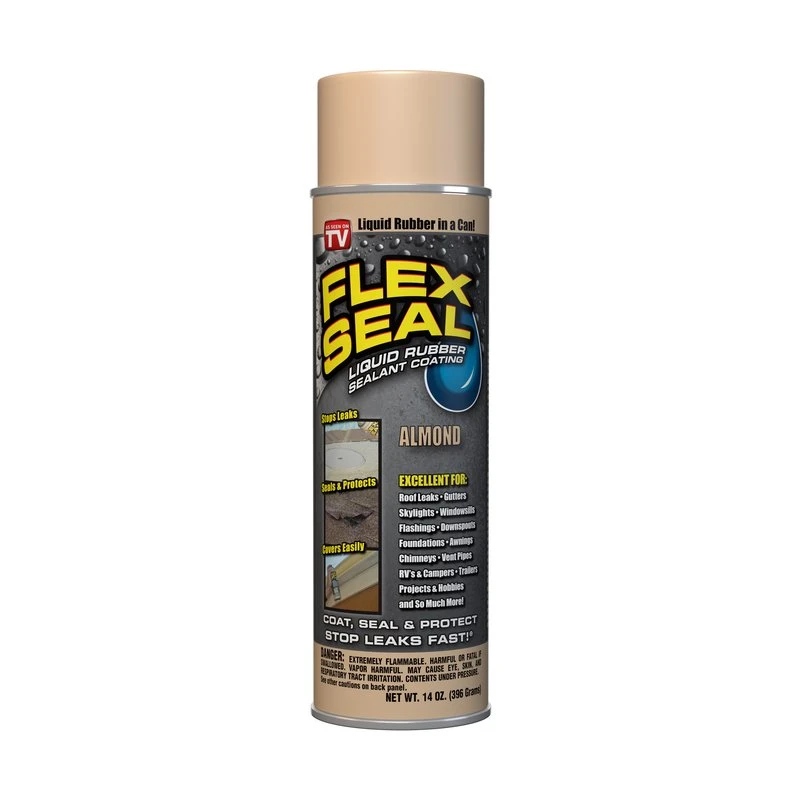 Flex Seal Family Of Products Flex Seal Almond Rubber Spray Sealant 14 Oz 1 Flex Seal Family Of Products Flex Seal Almond Rubber Spray Sealant 14 Oz